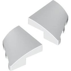 5093-5095-001ウェッジ2×2×2/3(左右セット)ホワイト