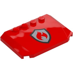 52031pb189ウェッジ4×6×2/3(ファイヤーロゴ)レッド