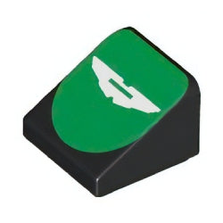 54200pb129スロープ31度1×1×2/3(アストンマーティンロゴ)ブラック