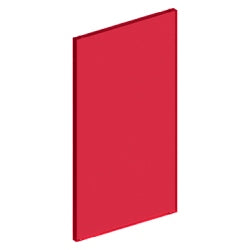 57895-041ドアガラス1×4×6トランスレッド