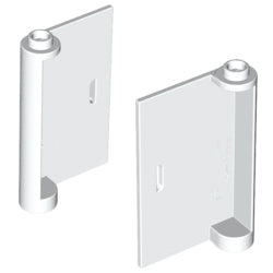 58380-58381-001ドア1×3×4左/右ペアホワイト