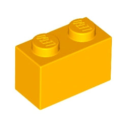 3004-191ブロック1×2ブライトライトオレンジ