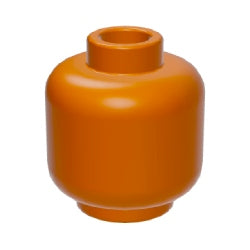 3626c-038ミニフィグヘッドダークオレンジ