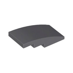 93606-199曲面スロープ4×2ダークブルーイッシュグレイ