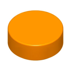 98138-106タイル1×1丸オレンジ