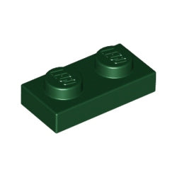 3023-141プレート1×2ダークグリーン