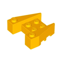 50373-191ウェッジ3×4ノッチブライトライトオレンジ