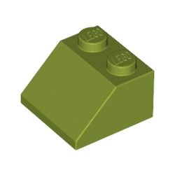 3039-155スロープ45度2×2オリーブグリーン
