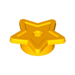 11609-191プレート1×1丸星型ブライトライトオレンジ