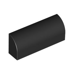 6191-026曲面ブロック1×4×1&1/3ブラック