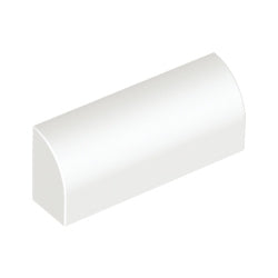 6191-001曲面ブロック1×4×1&1/3ホワイト