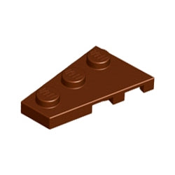 43723-192ウェッジプレート3×2左レディシュブラウン