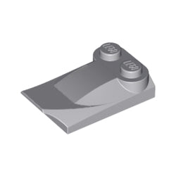 47456-194曲面スロープ3×2×2/3フィン付ライトブルーイッシュグレイ