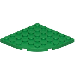 6003-028プレート6×6コーナー丸グリーン