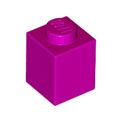 3005-124ブロック1×1マジェンタ