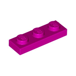 3623-124プレート1×3マジェンタ