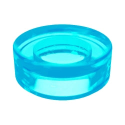 98138-042タイル1×1丸トランスライトブルー