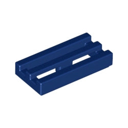 2412b-140特殊タイル1×2グリルダークブルー