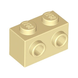 11211-005ブロック1×2片側面に2スタッド有タン