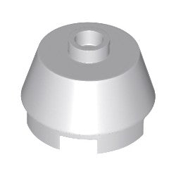 98100-194ブロック2×2丸円錐上部カットライトブルーイッシュグレイ