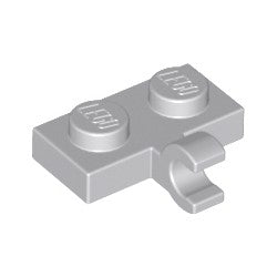 11476-194プレート1×2水平クリップ1個付ライトブルーイッシュグレイ