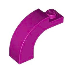 6005-124曲面アーチ1×3×2マジェンタ
