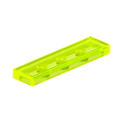 2431-049タイル1×4トランスネオングリーン