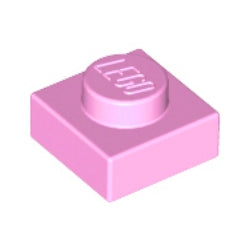 3024-222プレート1×1ブライトピンク
