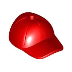 11303-021野球帽(上部穴有)レッド