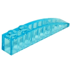 42022-042曲面スロープ6×1トランスライトブルー