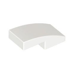 11477-001曲面スロープ2×1ホワイト