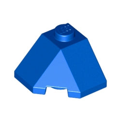 13548-023スロープ45度2×2コーナー3方向傾斜ブルー