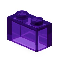 3065-126ブロック1×2トランスパープル