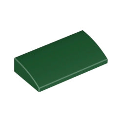 88930-141曲面スロープ2×4×2/3ダークグリーン