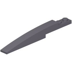 85970-199曲面スロープ10×1ダークブルーイッシュグレイ