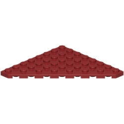 30504-154プレート8×8コーナー無ダークレッド