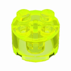 3941-049ブロック2×2丸トランスネオングリーン