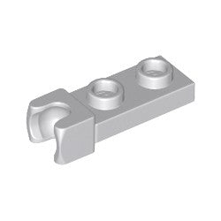 14418-194プレート1×2端に牽引ボール受け口付ライトブルーイッシュグレイ