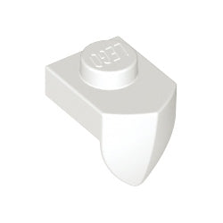 15070-001プレート1×1垂直牙付ホワイト