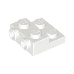 99206-001プレート2×2×2/3側面にスタッド有ホワイト