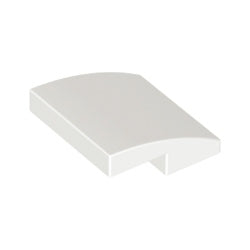 15068-001曲面スロープ2×2ホワイト