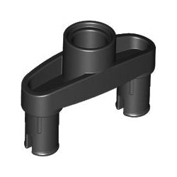 15461-026テクニックピンコネクターペグ×2個-ペグ穴×1ブラック