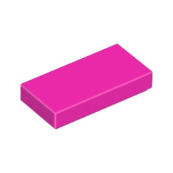 3069b-221タイル1×2ダークピンク