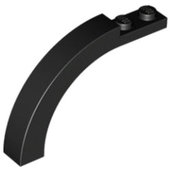 6060-026曲面アーチ1×6×3.3ブラック