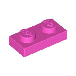 3023-221プレート1×2ダークピンク