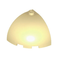 88293-005曲面ブロックコーナー3×3×2ドームタン