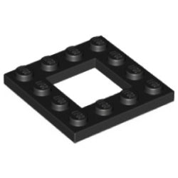 64799-026プレート4×4中央2×2カットアウトブラック