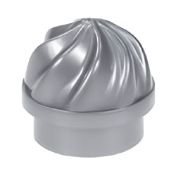 15470-179プレート1×1丸渦巻きフラットシルバー