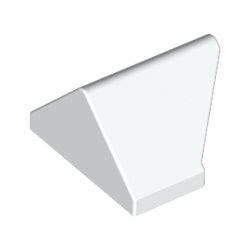 3049c-001スロープ45度1×2両側傾斜-45度切込みホワイト