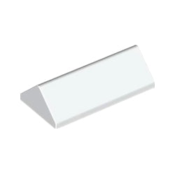 3041-001スロープ45度2×4両側傾斜ホワイト